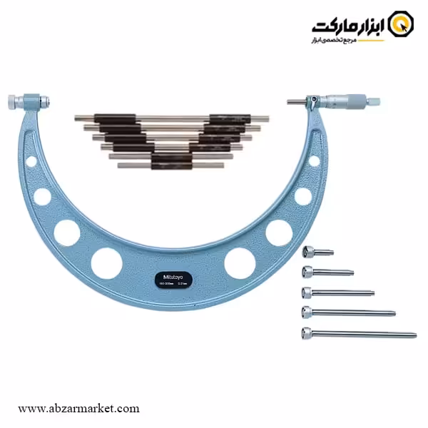 میکرومتر میتوتویو 300-150 خارج سنج سر تعویض شو مدل 136-104 A