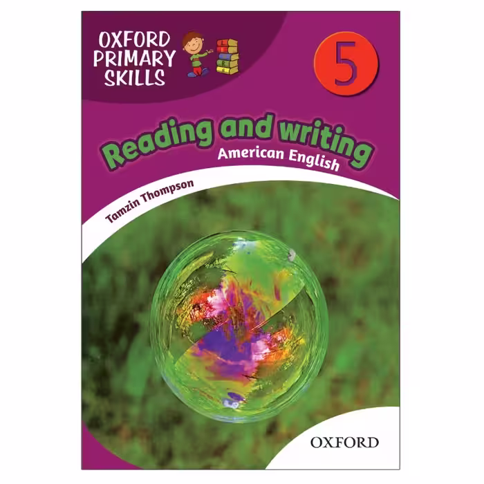کتاب زبان ریدینگ و رایتینگ امریکن فمیلی فرندز 5  Oxford primary skills american reading writing5 