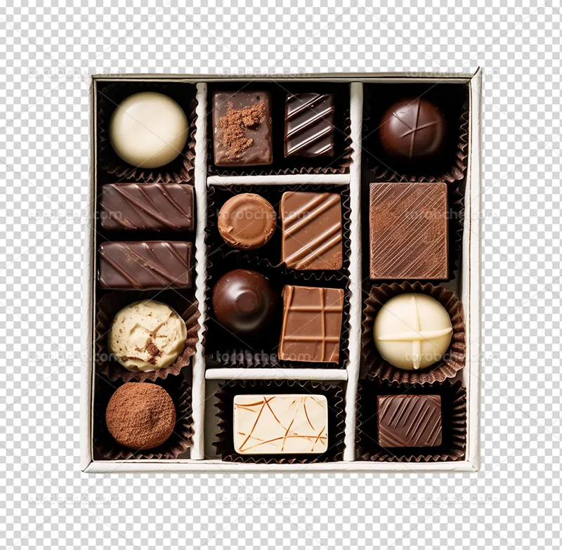 عکس جعبه شکلات PNG | گرافیک با طعم تربچه