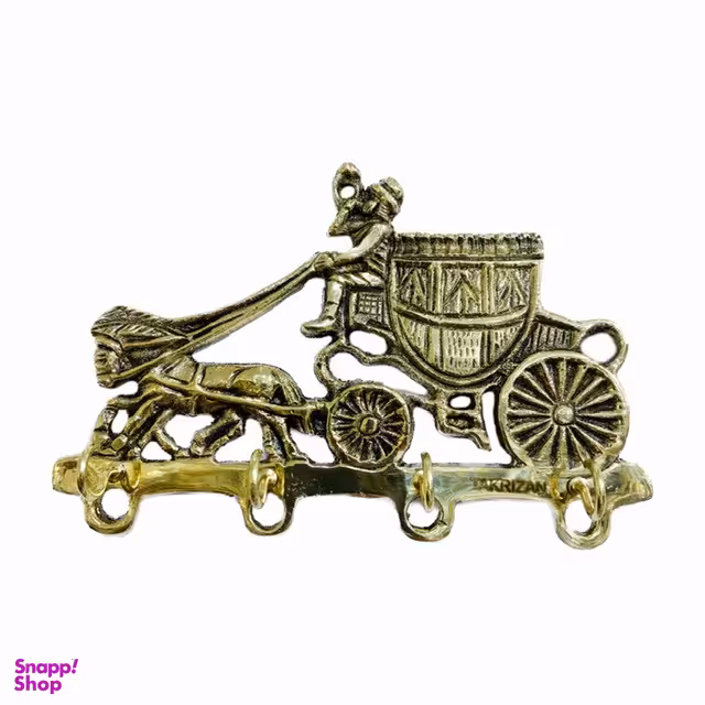 جاکلیدی برنجی مدل کالسکه کد 102631