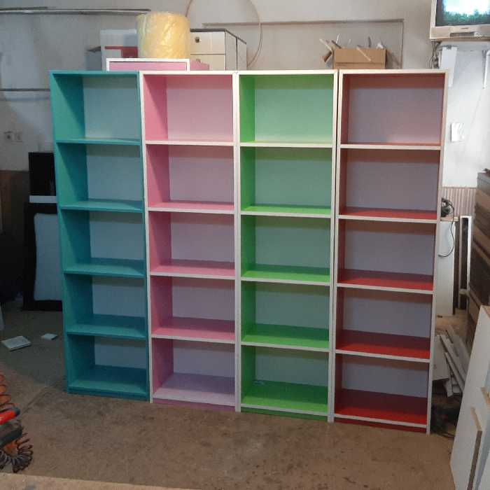 باکس و کتابخانه رنگی 