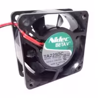 جت فن بلبرینگی 12V-0.58A سایز 6x6x2.5 مارک NIDEC مدل TA225DC M34605-55