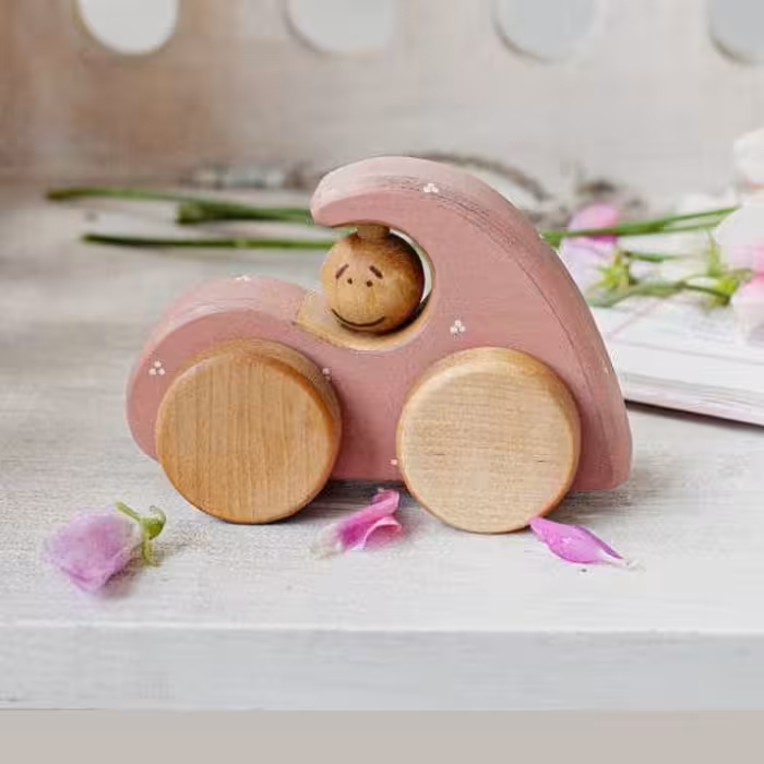 اسباب بازی چوبی ماشین تک سرنشین