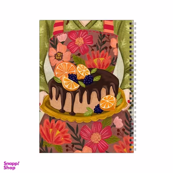 دفتر مشق 50 برگ بامبیلیپ طرح کیک پرتقالی کد 0335046