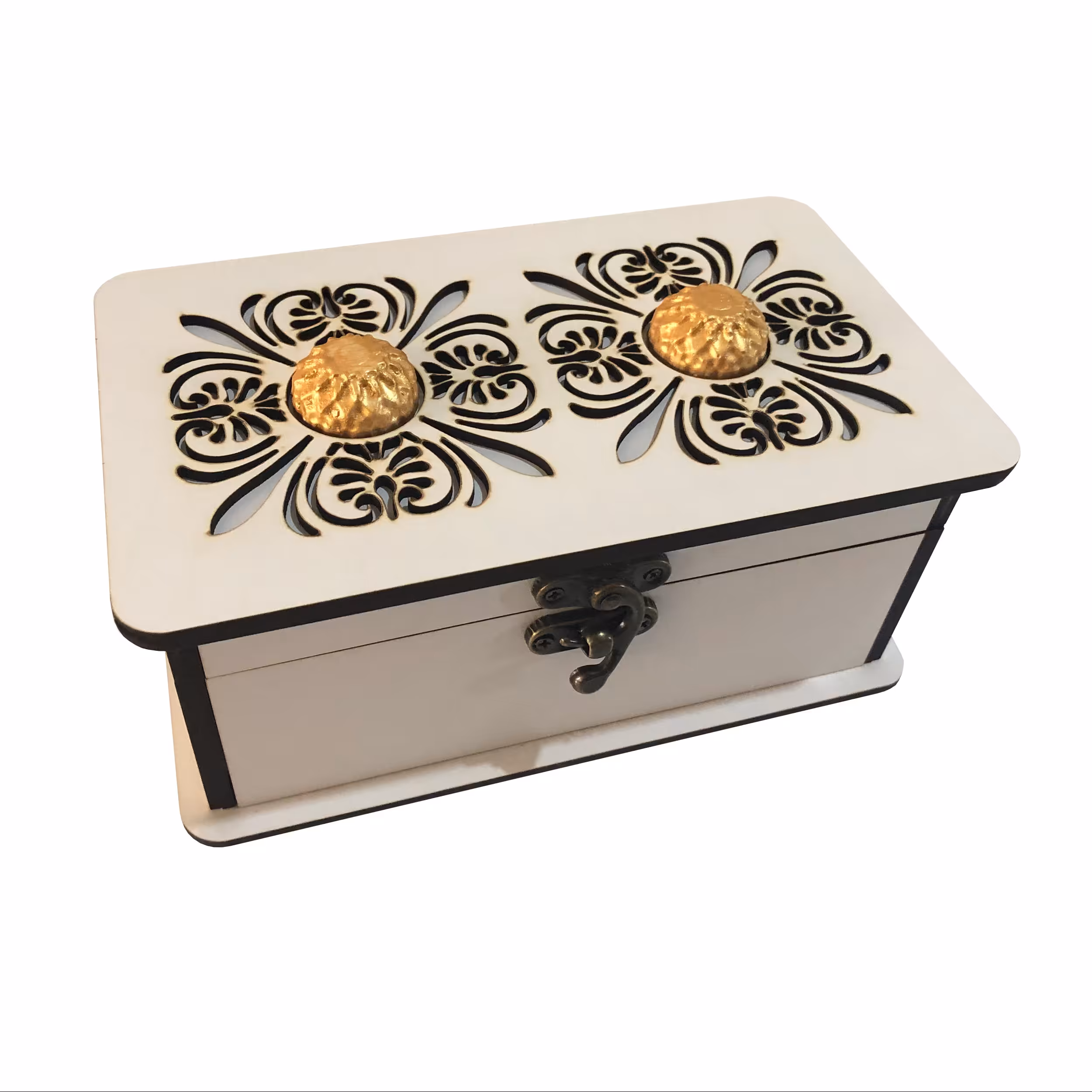 جعبه پذیرایی و دمنوش و میوه خشک و آجیل و تی بگ چوبی مدل T51