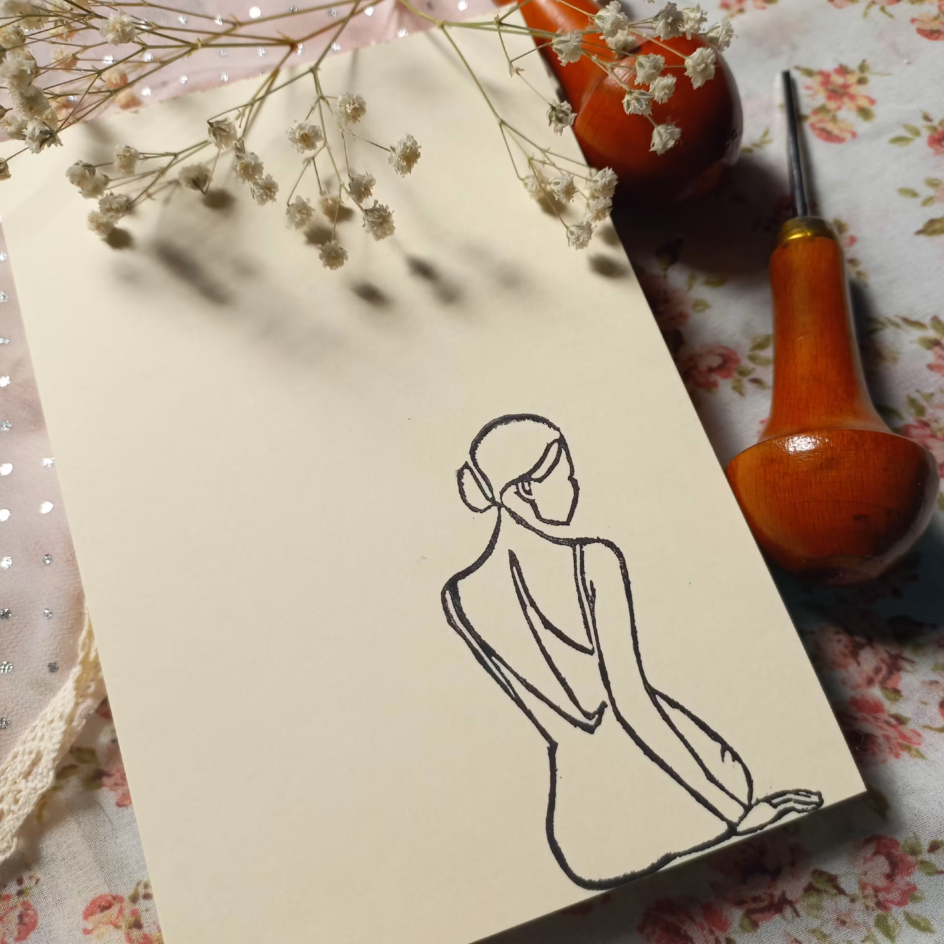 مهر دستساز طرح دختر