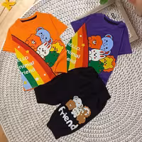 ست تیشرت شلوارک اسپرت سایز 40،45،50،55