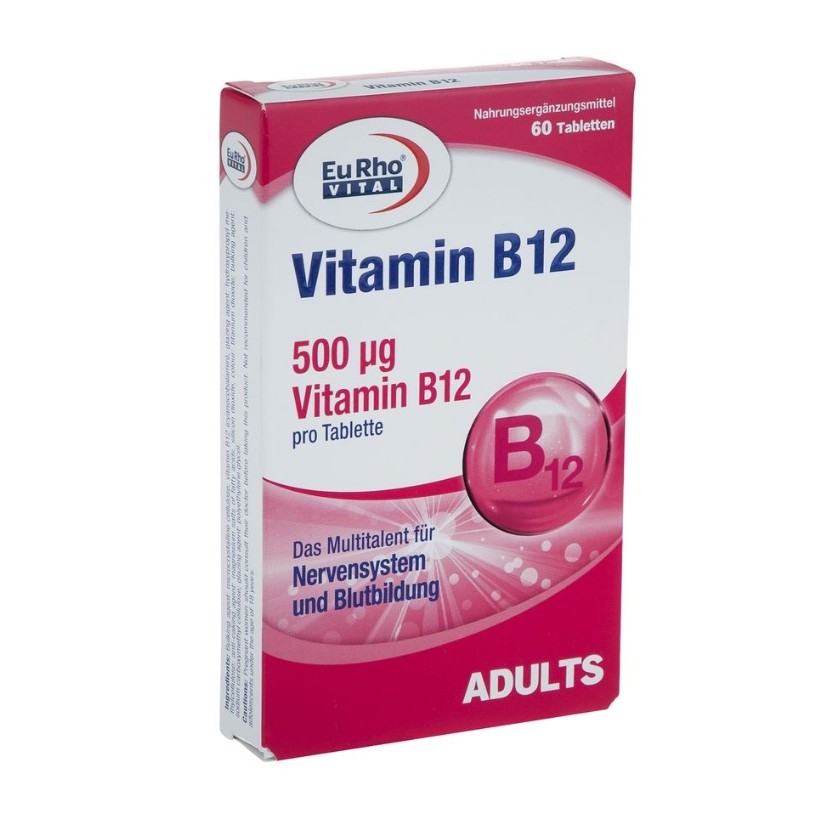 ویتامین B12 یوروویتال 60 عددی