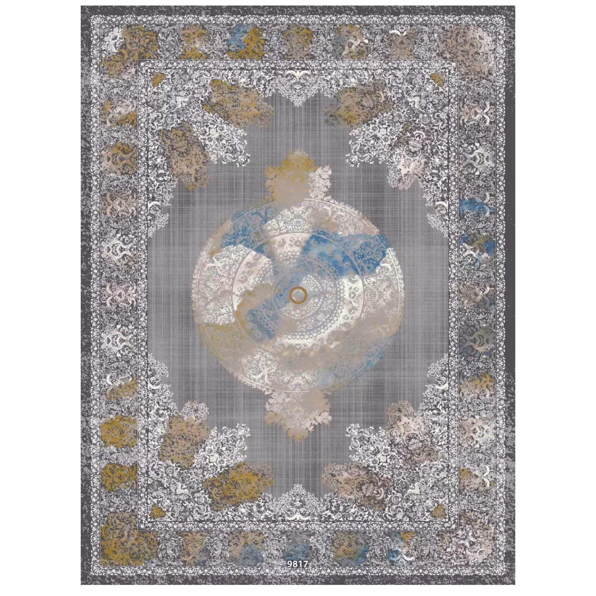 فرش وینتیج 6 متری 1200 شانه کد H9817