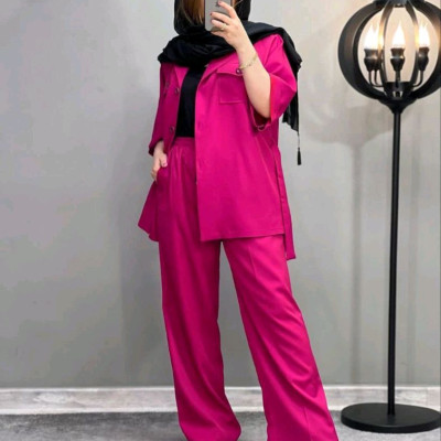 مانتو شلوار زنانه داکرون مرغوب مدل شایسته