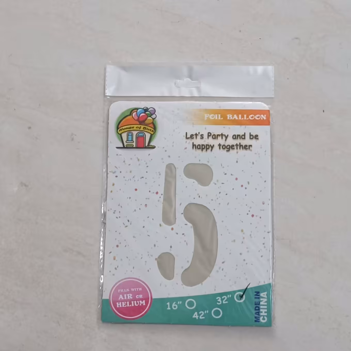 عدد فویلی رنگ خاکی 32 اینچ عدد ونج