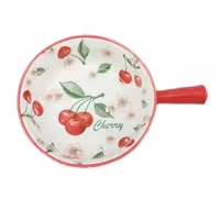 تابه سرامیکی دسته دار طرح گیلاس