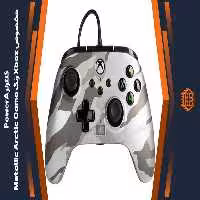 کنترلر با سیم PowerA Enhanced مخصوص Xbox – رنگ Metallic Arctic Camo