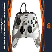 کنترلر با سیم PowerA Enhanced مخصوص Xbox – رنگ Metallic Arctic Camo