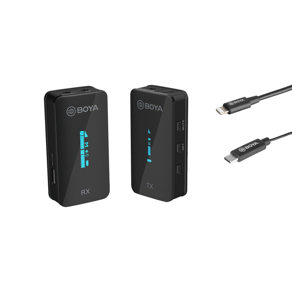 میکروفن بی سیم بویا BOYA BY-XM6-S1 ( کابل آیفون و اندروید)