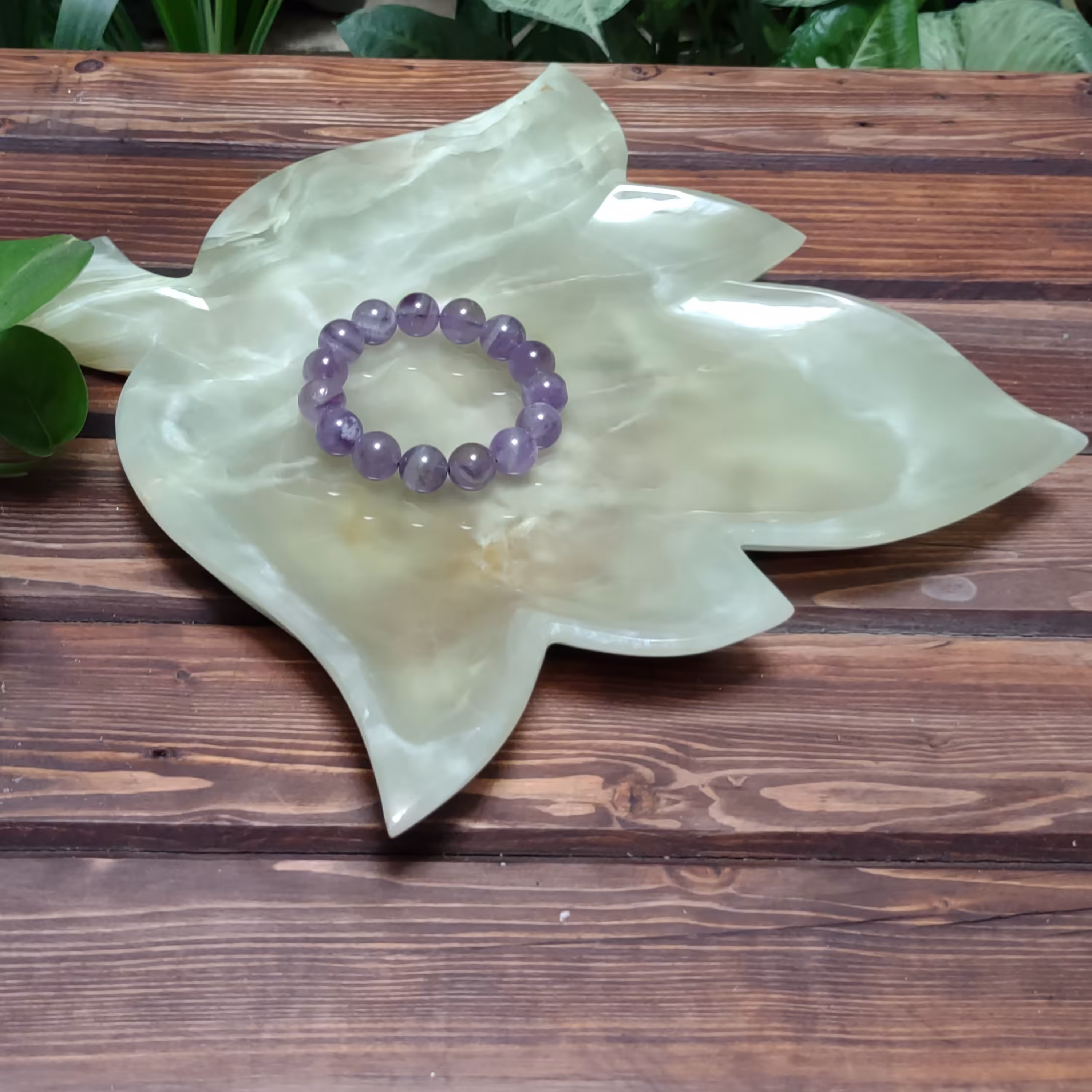 ظرف سنگ مرمر  مدل برگ(سایز14سانتی)