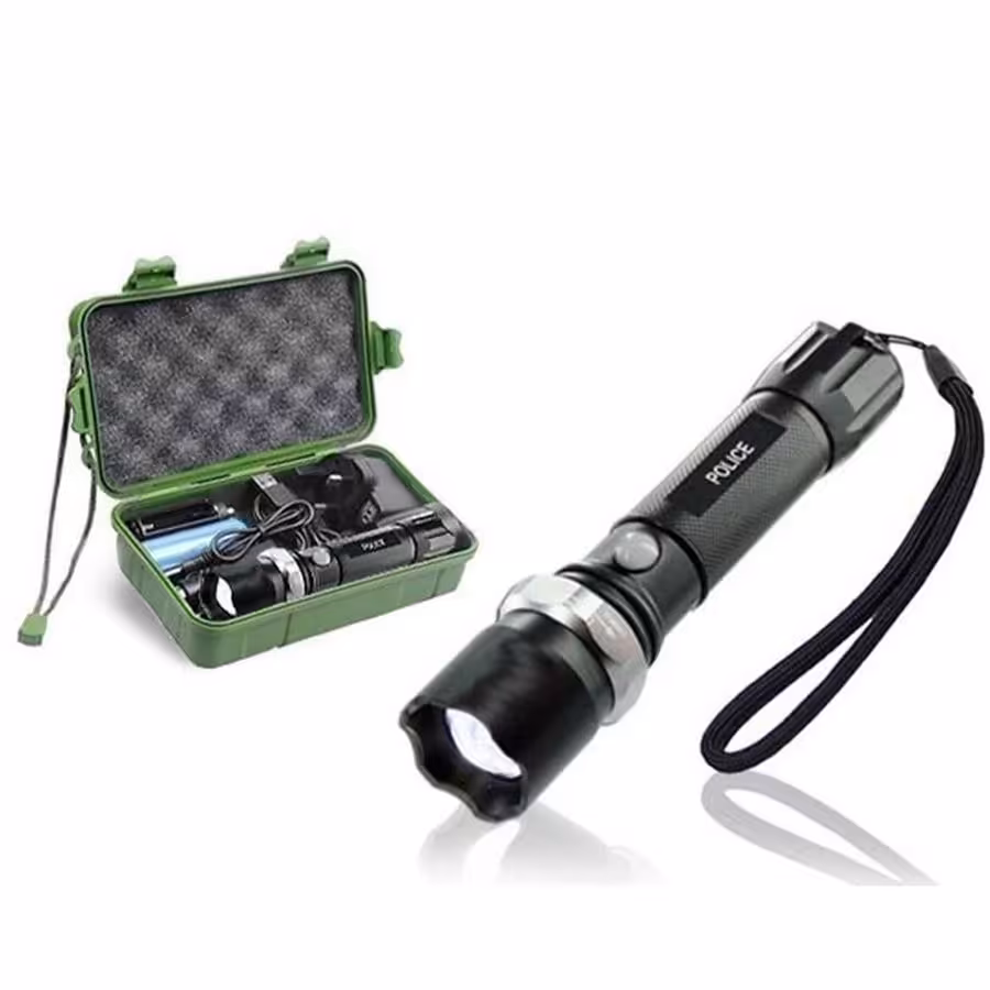 چراغ قوه زوم دار پلیسی POLICE