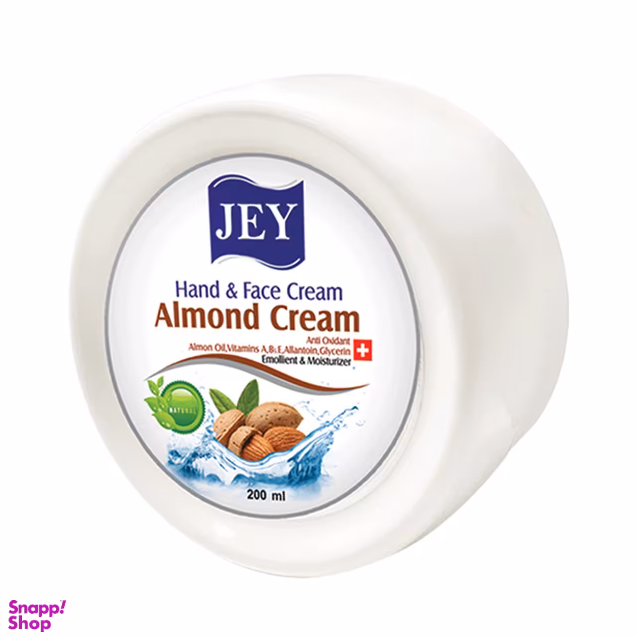 کرم مرطوب کننده جی (jey) مدل بادام cream حجم 200 میلی‌لیتر
