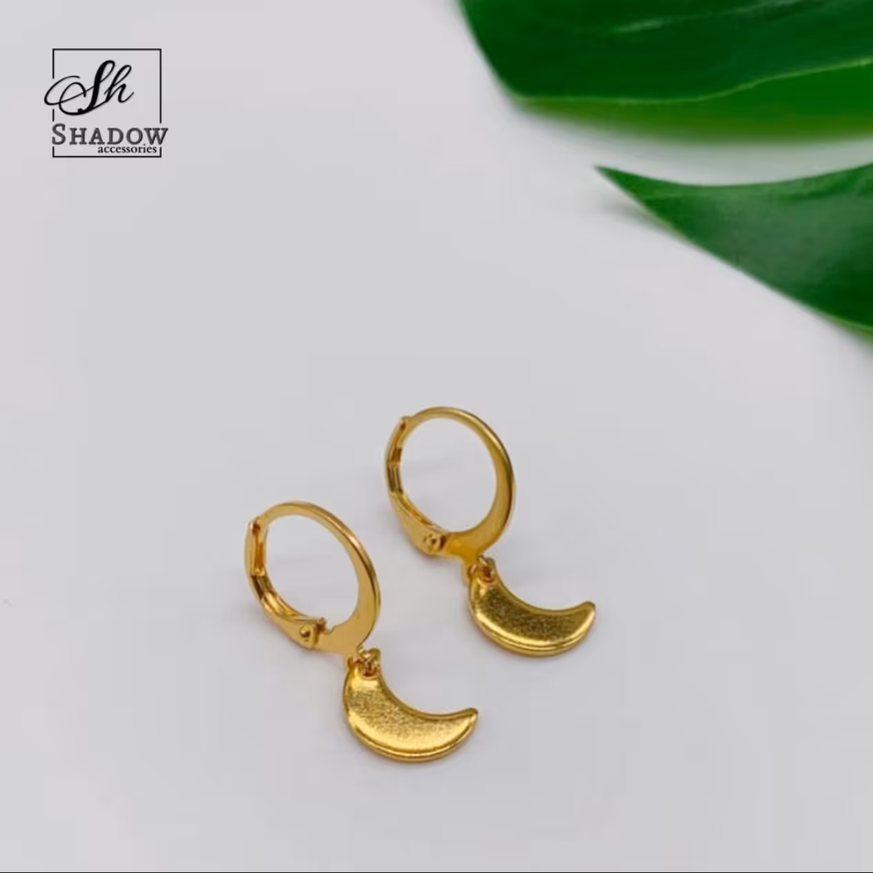 گوشواره طرح ماه