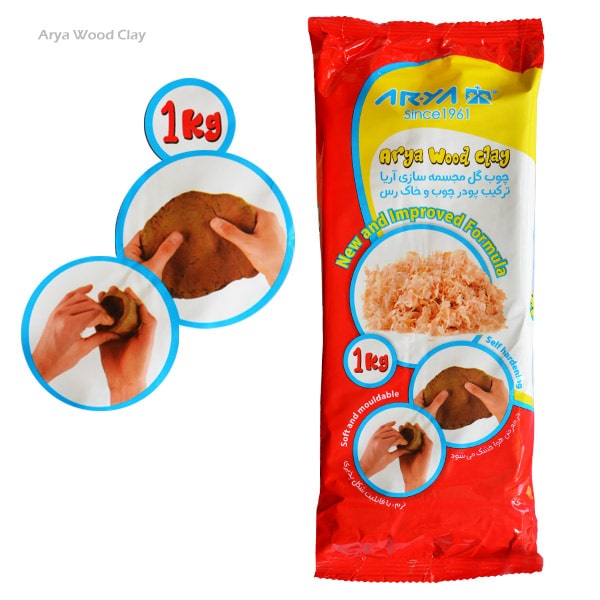 چوب گل مجسمه سازی آریا – 1 کیلویی