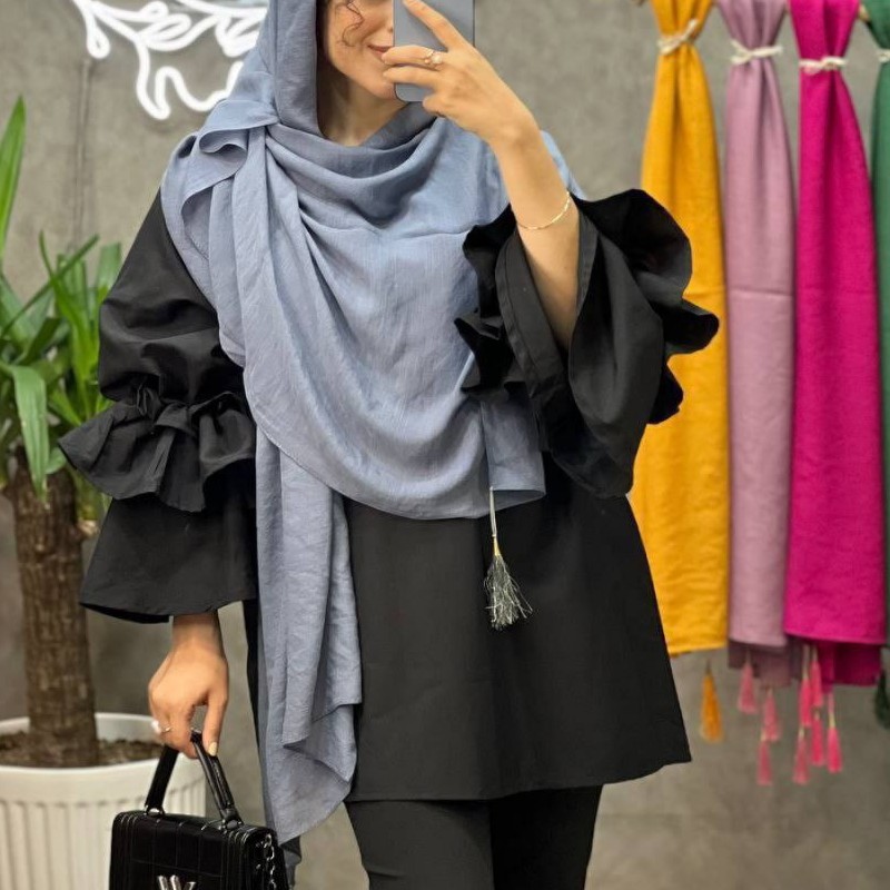 شال نخی اسلپ ساده