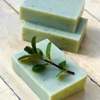 صابون عصاره نعناع گیاهی دستساز ستاره ارسال رایگان 