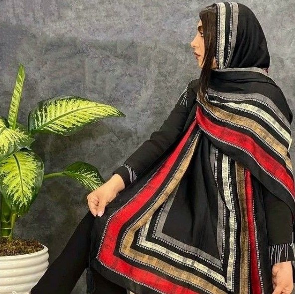 شال نخ طرح جدید