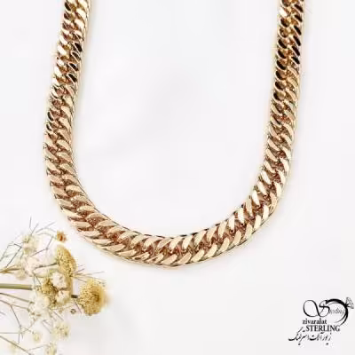 گردنبند کارتیر طلایی مارک ژوپینگ کد 17534