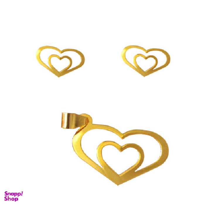 نیم ست طلا 18 عیار مدل NI7002