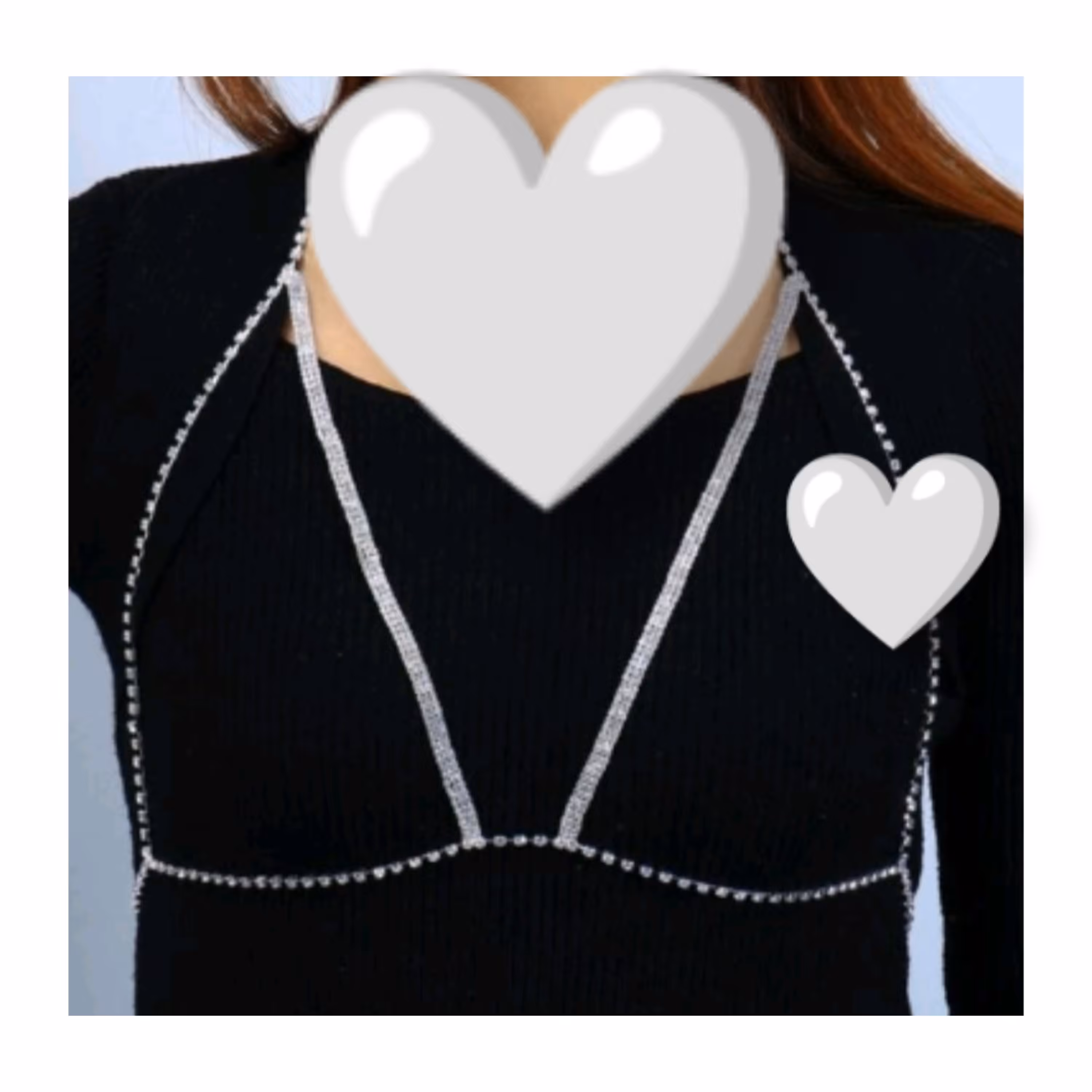 سوتین فانتزی نگین کریستال براق مجلسی خاص