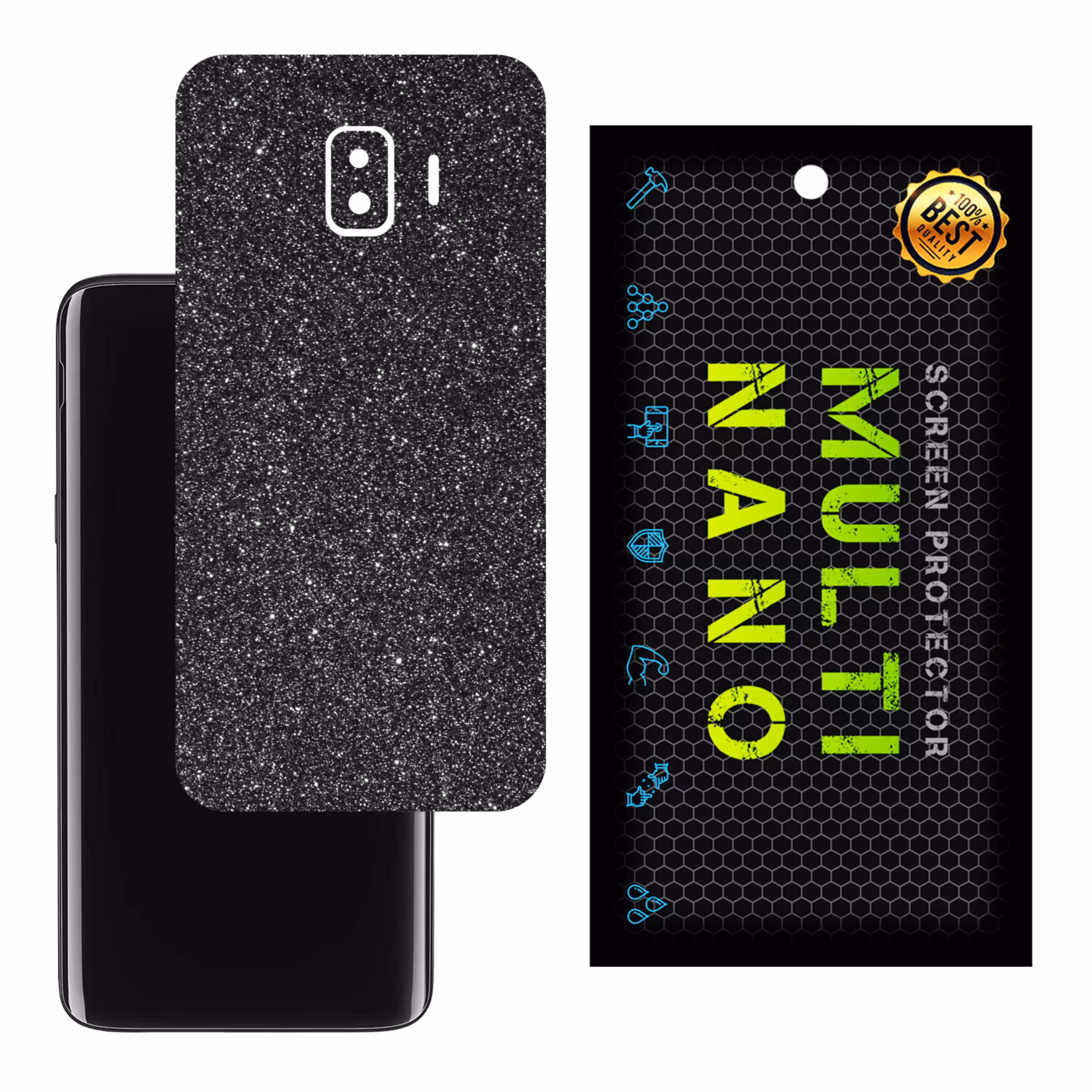 برچسب پوششی MultiNano مدل X-G1F-Gray برای پشت موبایل سامسونگ J2 Core