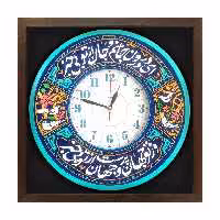 تابلو ساعت دست ساز نقش برجسته لوح هنر طرح ای در درون جانم
