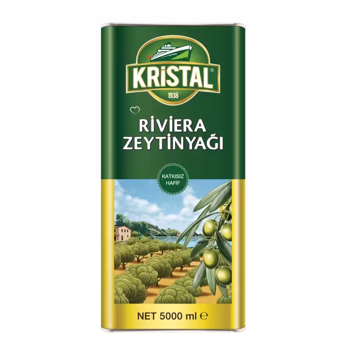 روغن زیتون بی بو کریستال حجم 5 لیتر
