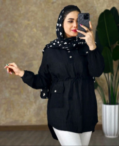 مانتو کتی زنانه پرادا مدل آیسانا