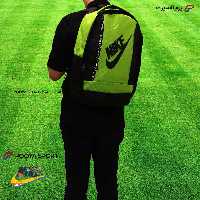 کوله پشتی ورزشی نایک NIKE سایز متوسط اعلا مشکی – سبز