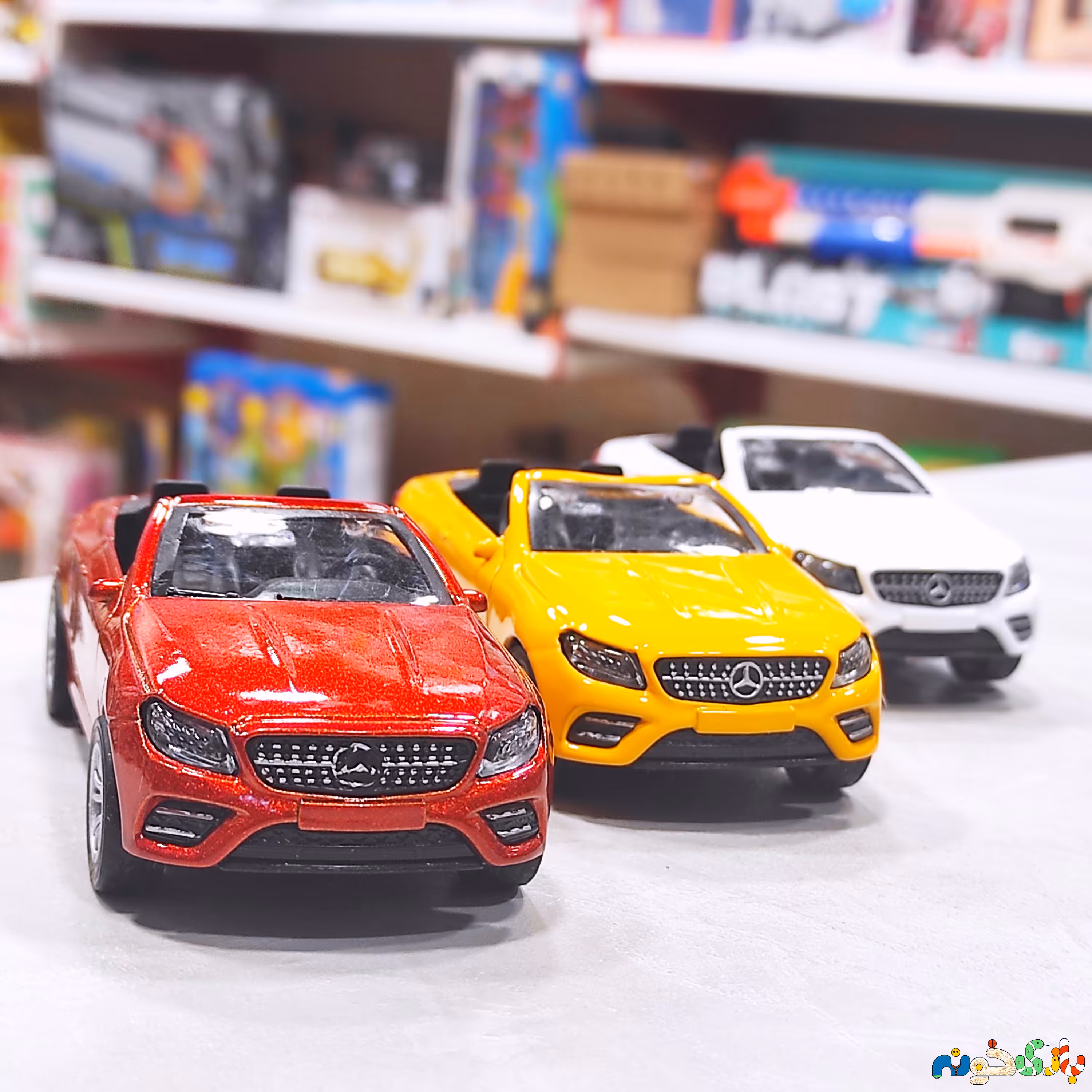 ماشین فلزی بنز کروک دو درب وارداتی موزیکال 