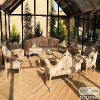 مبل استیل و سلطنتی مدل الینا کد 4