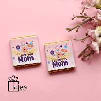 شکلات کادویی مربعی 3* 3 طرح مادرانه 16