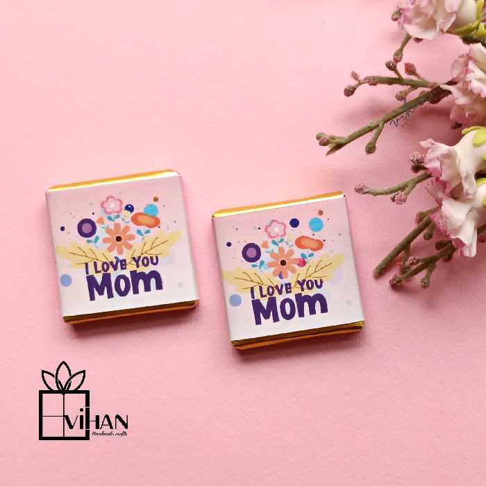 شکلات کادویی مربعی 3* 3 طرح مادرانه 16