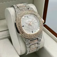 ساعت زنانه فول نگین برند Patek philiiph