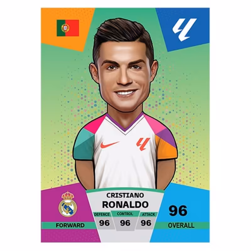 اسباب بازی شانسی کیمدی مدل رونالدو سری پریمیوم لالیگا 2024 کد 60