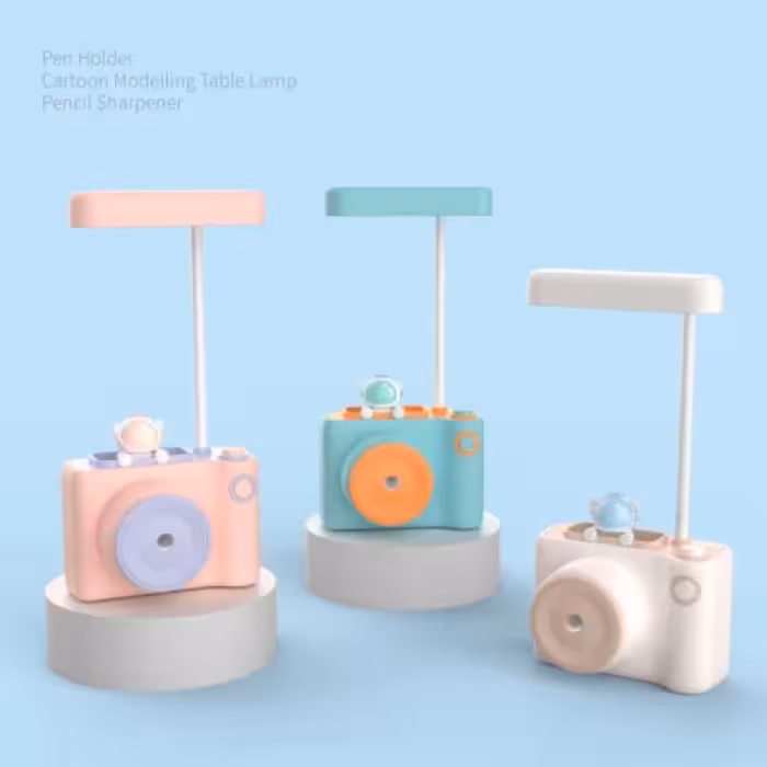 چراغ مطالعه یا چراغ خواب شارژی طرح دوربین فانتزی بامزه وارداتی و باکیفیت