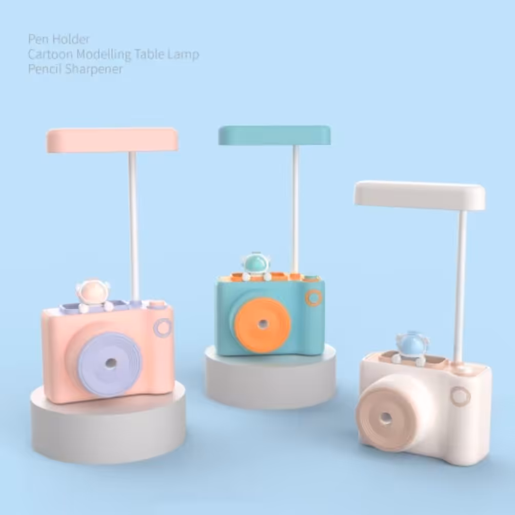 چراغ مطالعه یا چراغ خواب شارژی طرح دوربین فانتزی بامزه وارداتی و باکیفیت