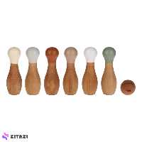 اسباب بازی چوبی کالرمو مدل بولینگ بسته 7 عددی کد 07