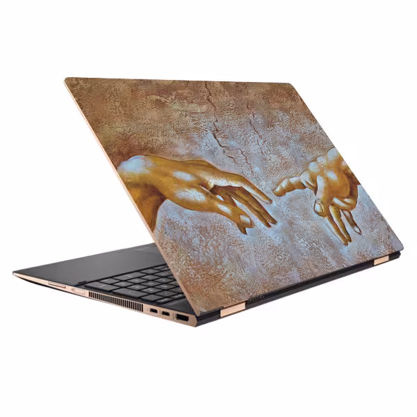 استیکر لپ تاپ طرح Hands کد 01 مناسب برای لپ تاپ 15.6 اینچ