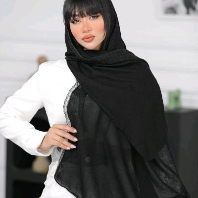 شال درختی حاشیه نگین دور دانتل