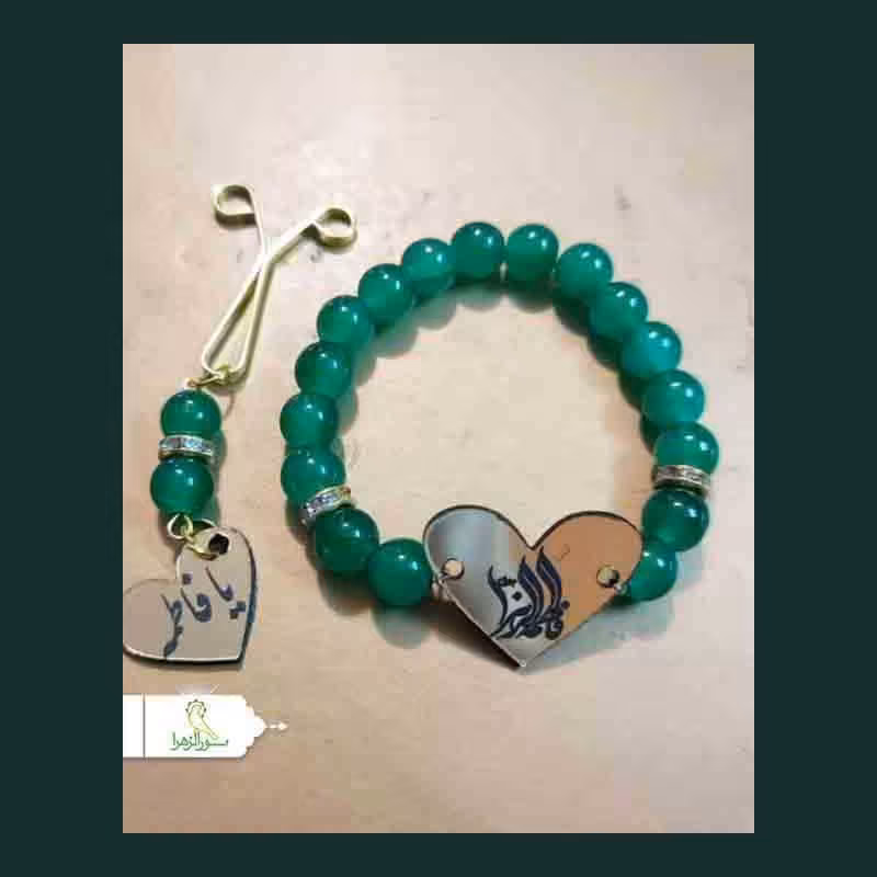 50عدد دستبند پلاک دار به همراه گیره روسری