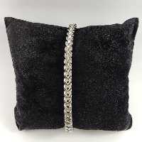 دستبند استیل نقره ای