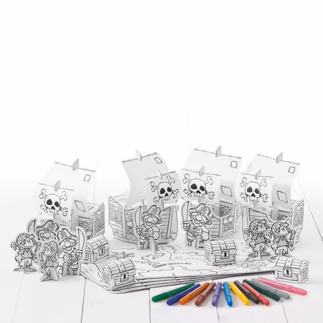 ماکت دزدان دریایی 4 عددی