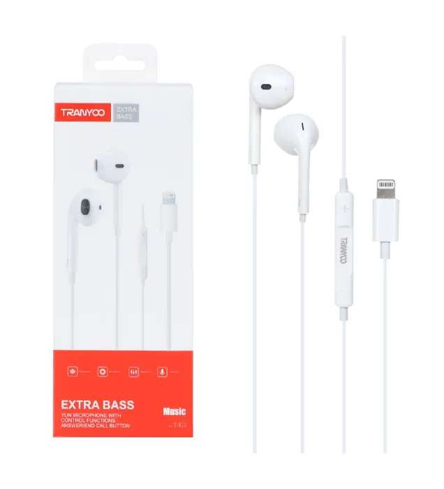 هندزفری سیمی با پورت آیفون ترانیو مدل T-K10